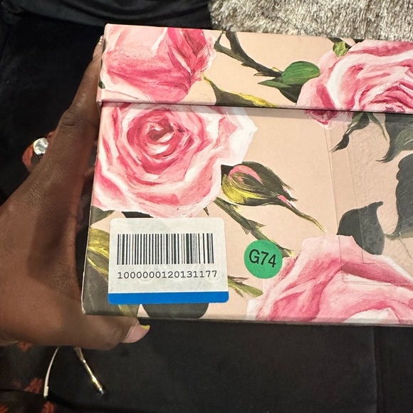 Dolce & Gabbana Floral Rose knee high boots - Picture 8 of 8